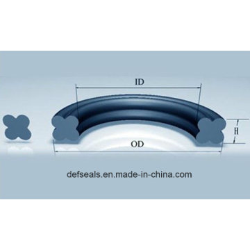 FKM/PTFE/NBR Quad-Ring Seal /X Ring